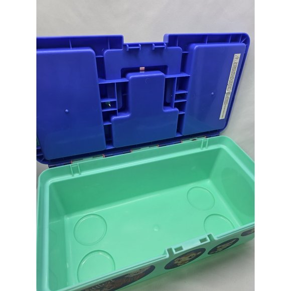 Littlest Pet Shop Blue Carry Storage Case Tackle Box- NO LATCH- Read Description - Picture 3 of 15
